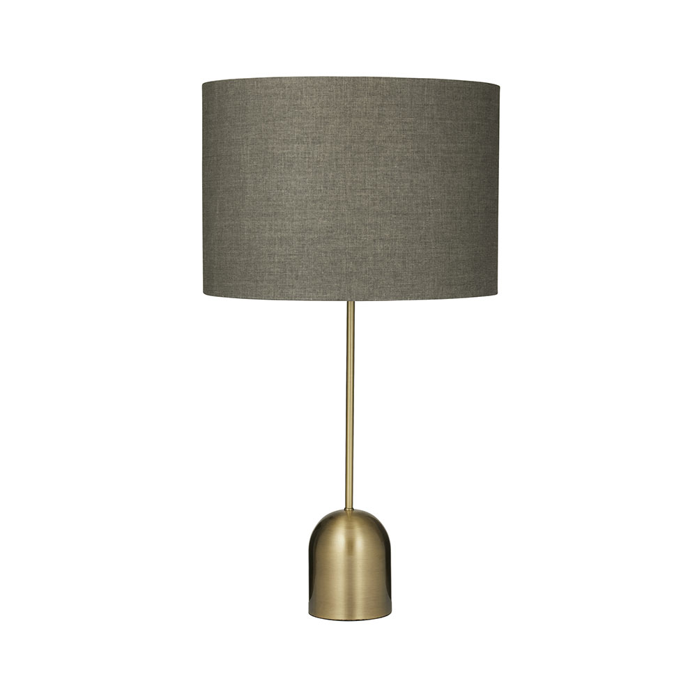 Saxon Table Lamp Antique Brass / Grey - XUTL 0821