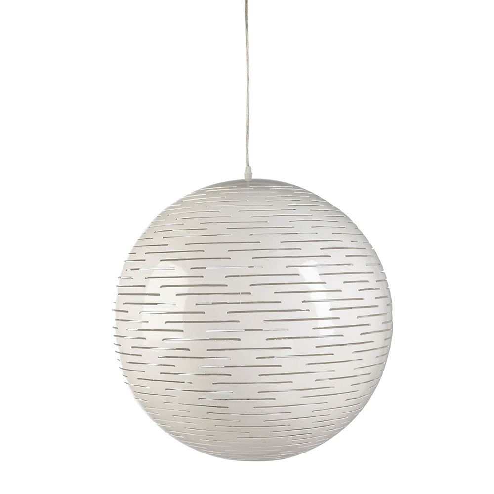 Stark 1 Light Pendant Large White - STARK-50