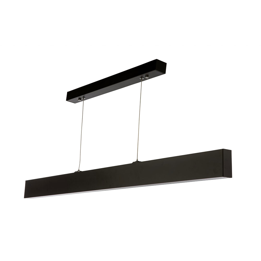 Montero 28W LED Pendant Black / Cool White - MONTERO-12 BLK