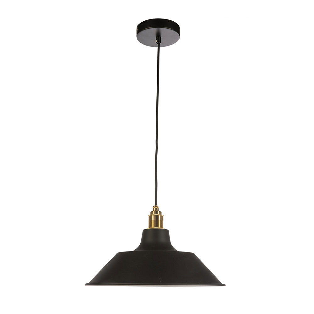 Oant 1 Light Pendant Black - OANT-1L BLK