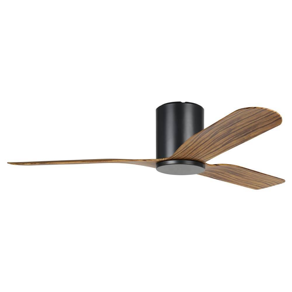 Iluka 52" DC Flush Ceiling Hugger Fan Rustic Timber - 20538215