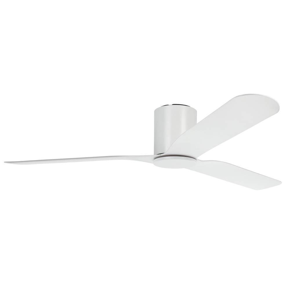 Iluka 60" DC Flush Ceiling Hugger Fan Matt White - 20538401