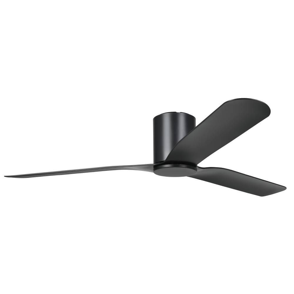 Iluka 60" DC Flush Ceiling Hugger Fan Matt Black - 20538402