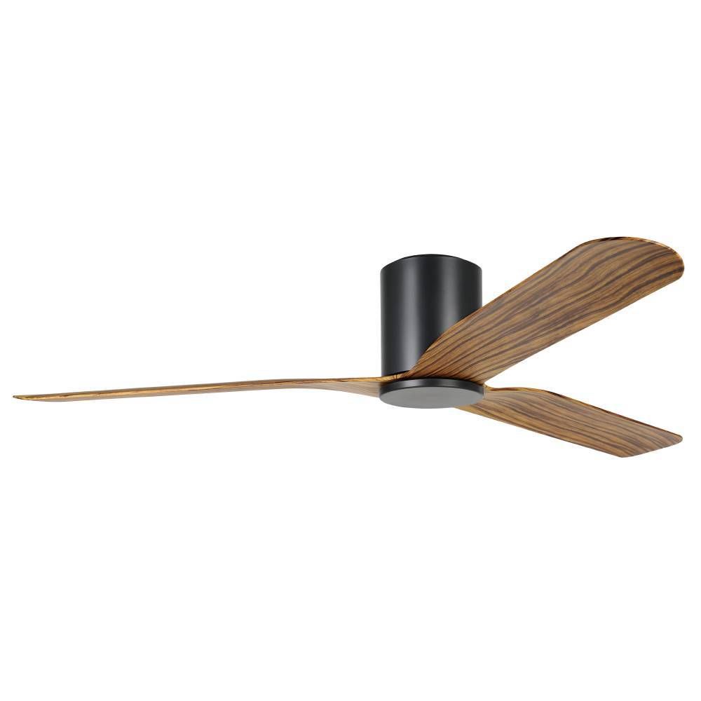 Iluka 60" DC Flush Ceiling Hugger Fan Rustic Timber - 20538415