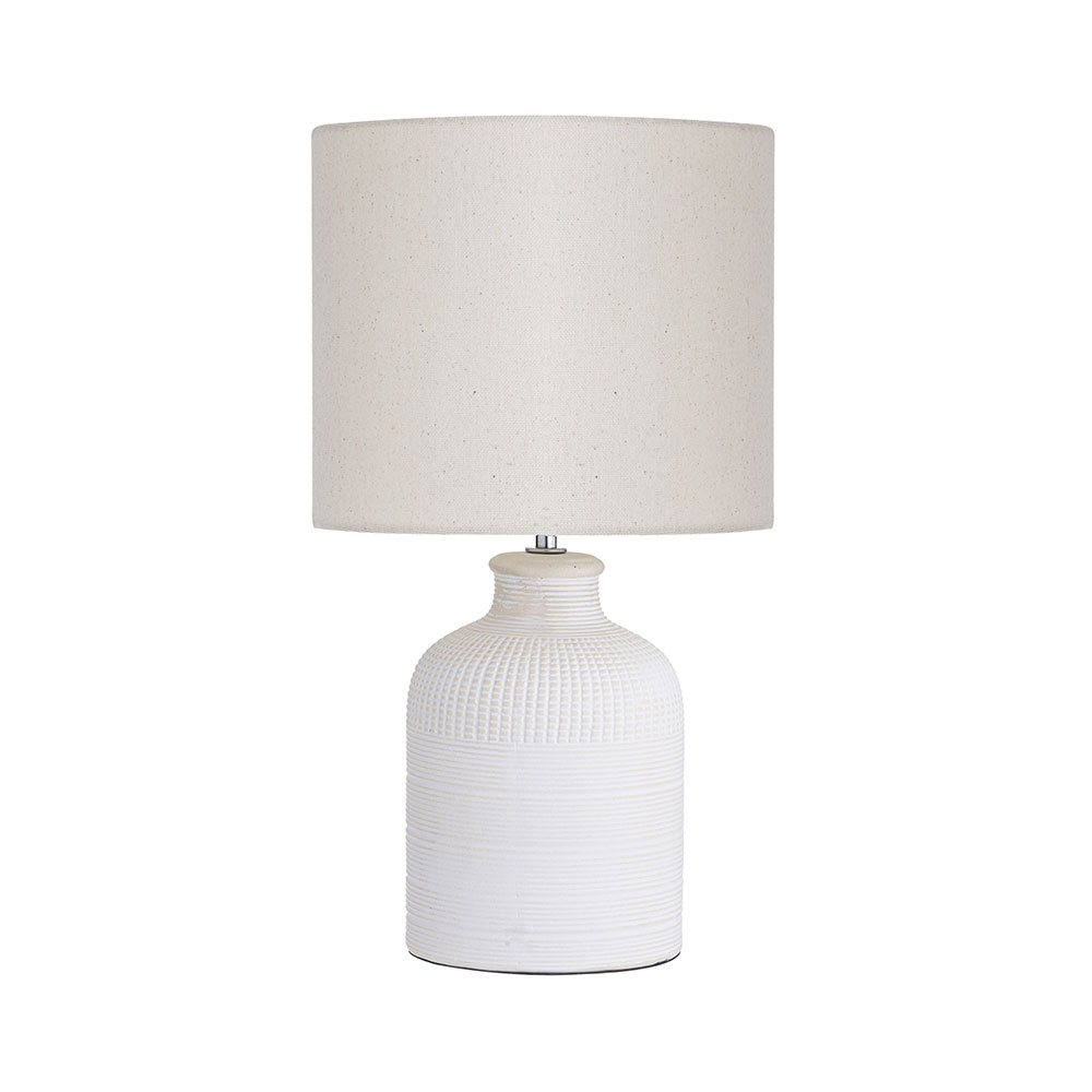 Isla Table Lamp White Wash / White - CWTLAM724