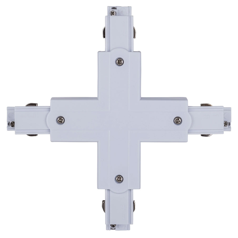 Astro Three Circuit X-Shape Connector Matt White - HCP-103300-XSC