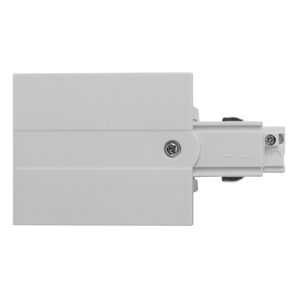 Astro Three Circuit Recessed Track Live End Matt White - HCP-103301-LE