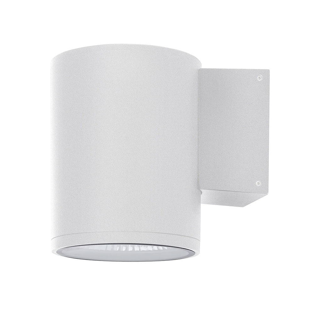 Volintas 12W 240V LED Fixed Wall Pillar Light  Matt White / Tri-Colour - HCP-213120