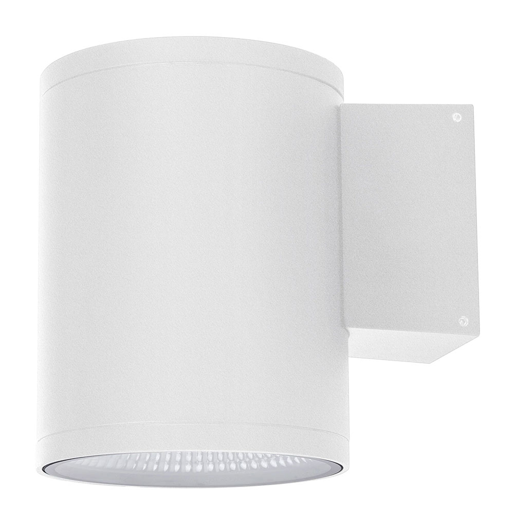 Volintas 15W 240V LED Fixed Wall Pillar Light  Matt White / Tri-Colour - HCP-213150