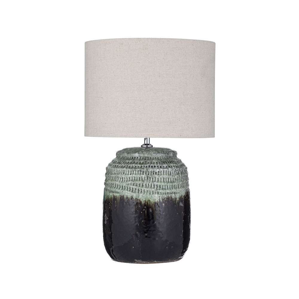 Eurasia Table Lamp Green / Black / White - JLTLAM003