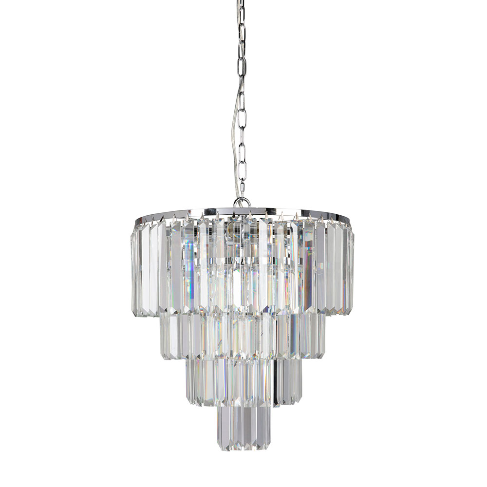 Karina 5 Light Crystal Pendant Chrome - KARINA-40-PDT CH