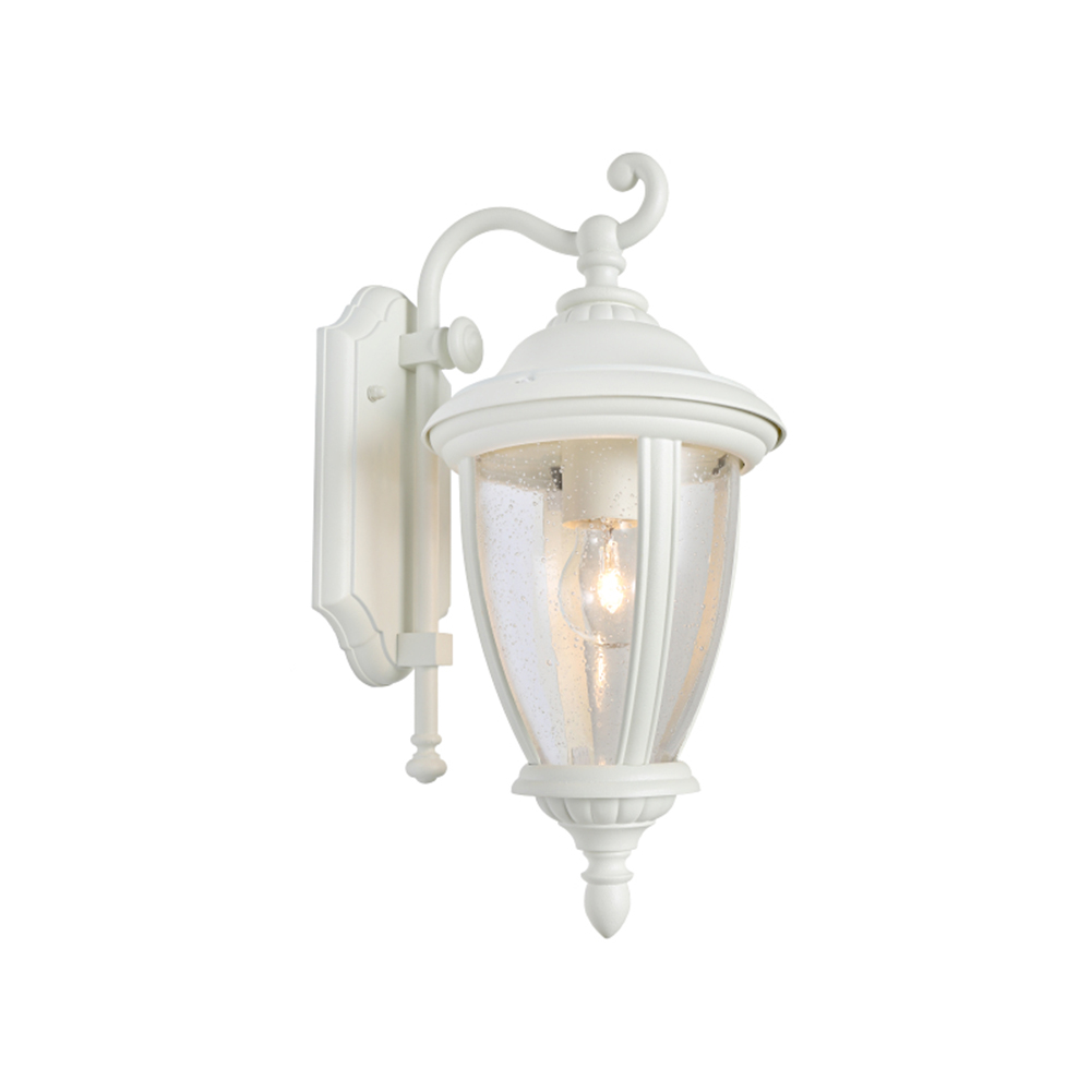 Oxford 1 Light Wall Light White - OXFO1EWHT