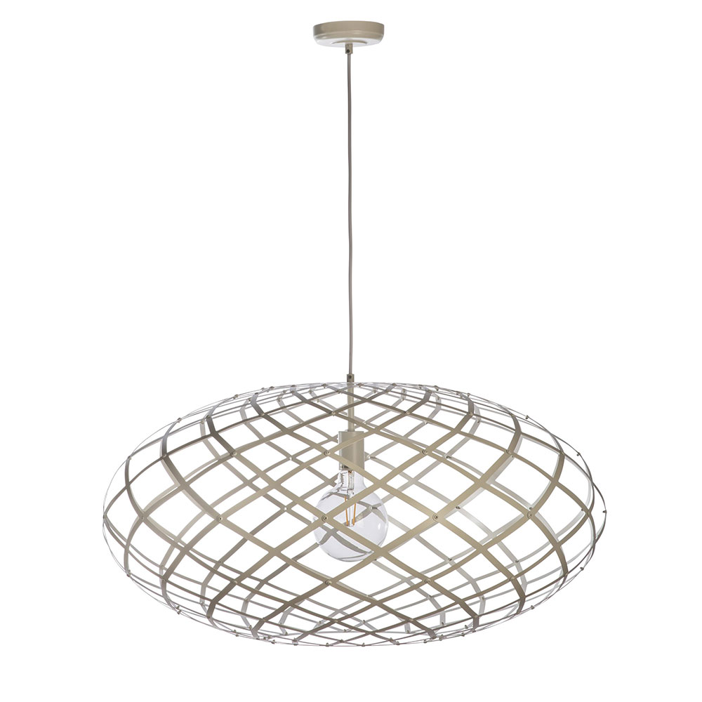 Wembley 1 Light Pendant Large White - WEMBLEY-800 WHT