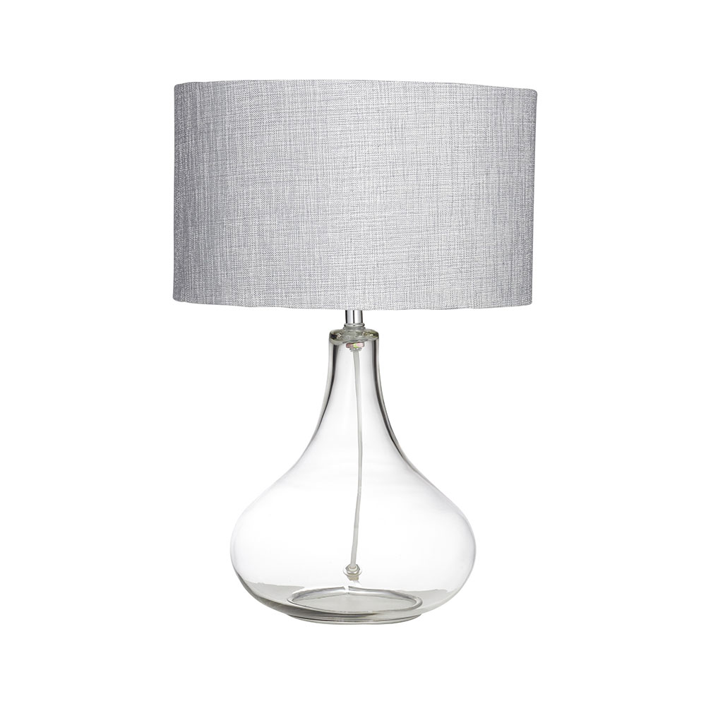 Paloma Table Lamp Clear / Silver - YITL 650E