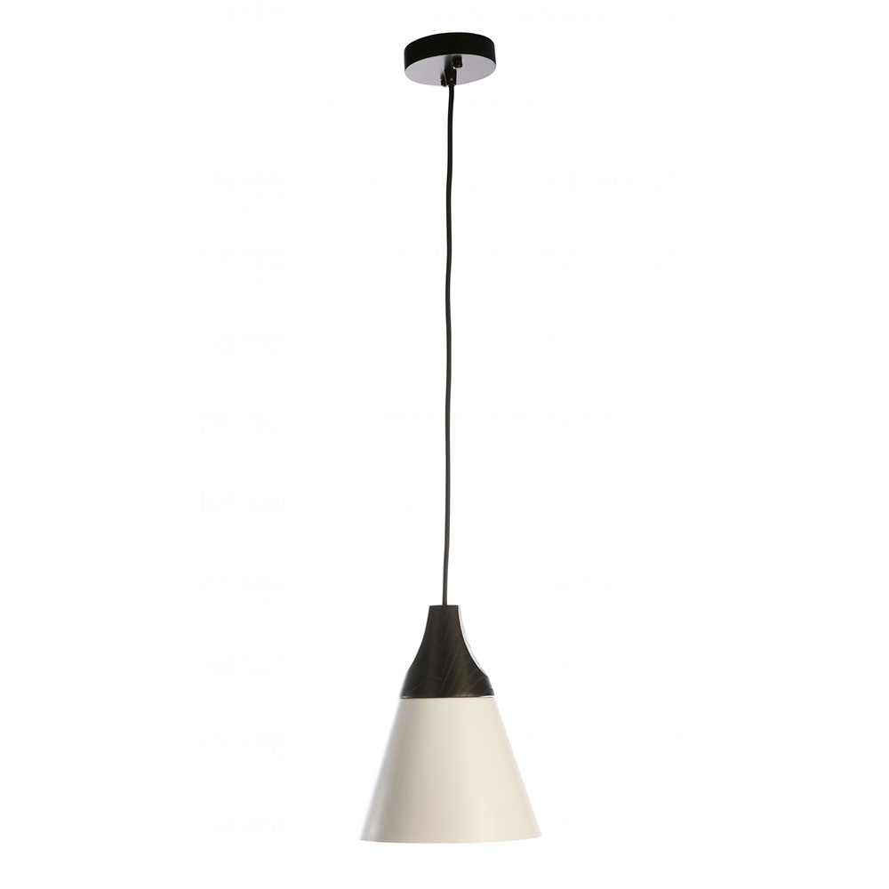 Insta 1 Light Pendant Black / White - INSTA-196 BLK/WHT