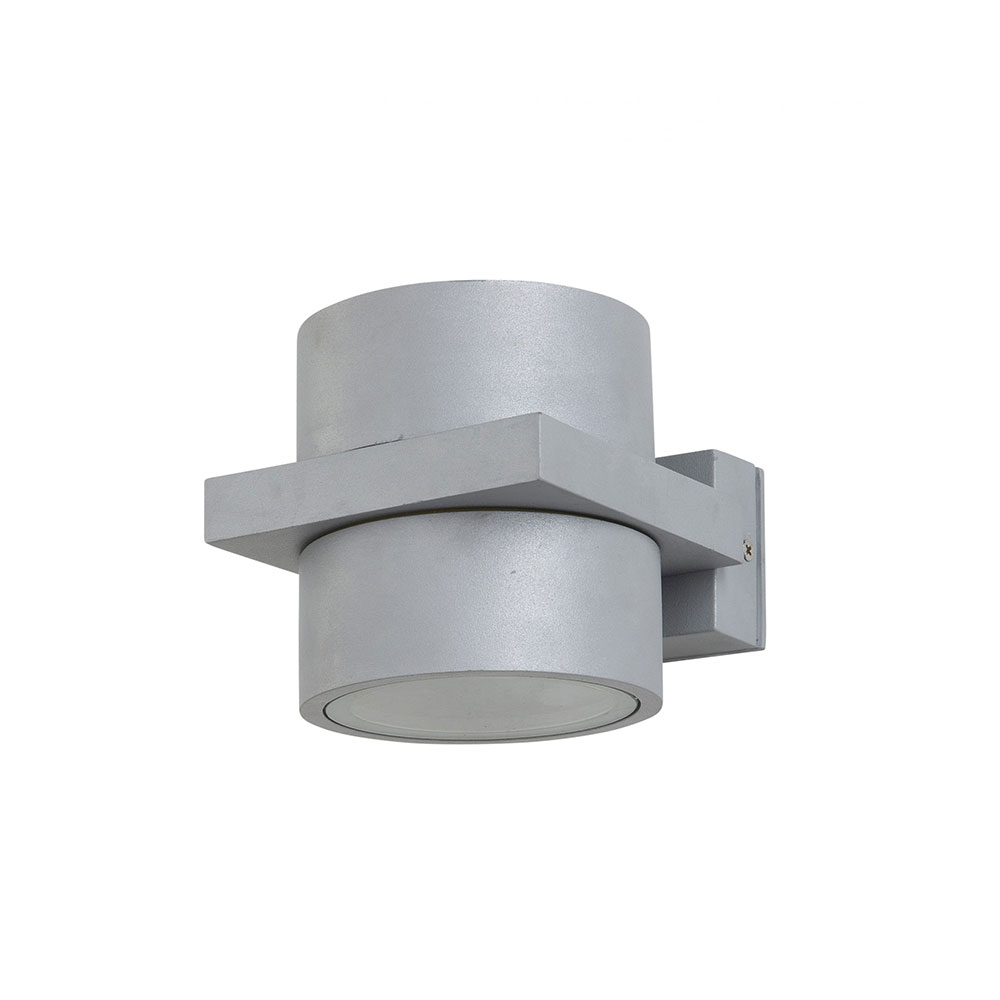 Asti 9W Up & Down Wall Light Silver - ASTI-1-UP/DOWN