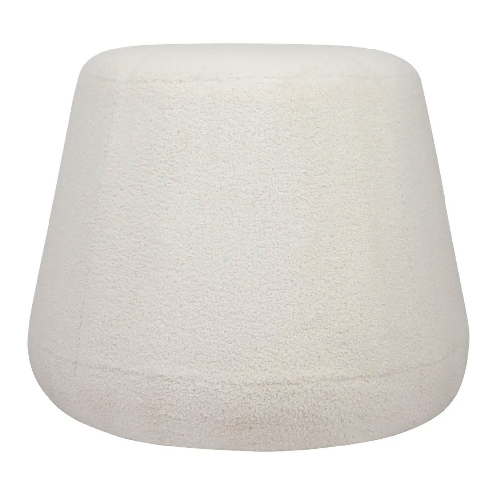 Snug Stool White Sherpa - 32872