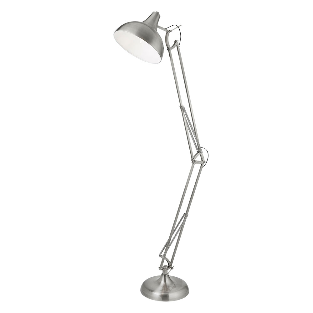 Adjustable Floor Lamp Satin Chrome - AU8082-SS