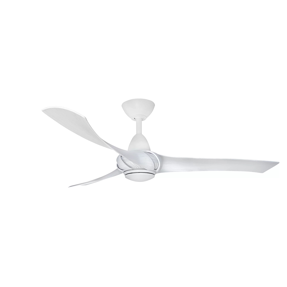 Arumi V2 52" AC Indoor / Outdoor Ceiling Fan Matt White / White Washed Polymer Blades - ARU52MWWW