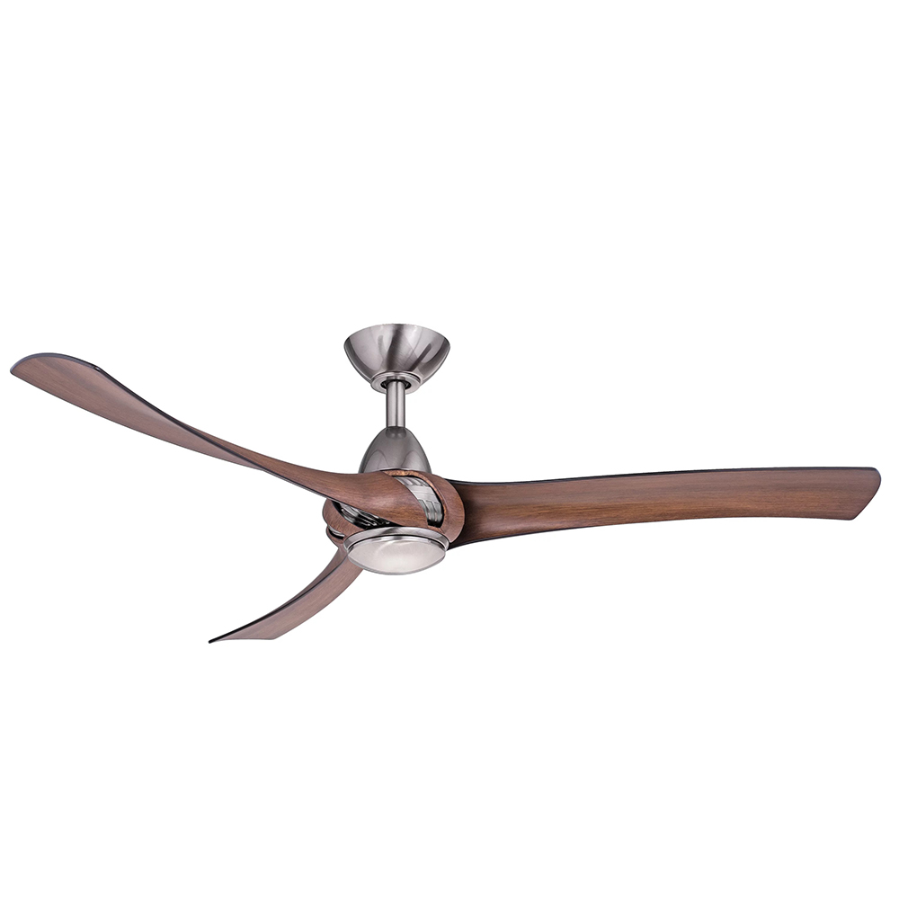 Arumi V2 52" AC Indoor / Outdoor Ceiling Fan Pewter / Koa Polymer Blades - ARU52PWKA