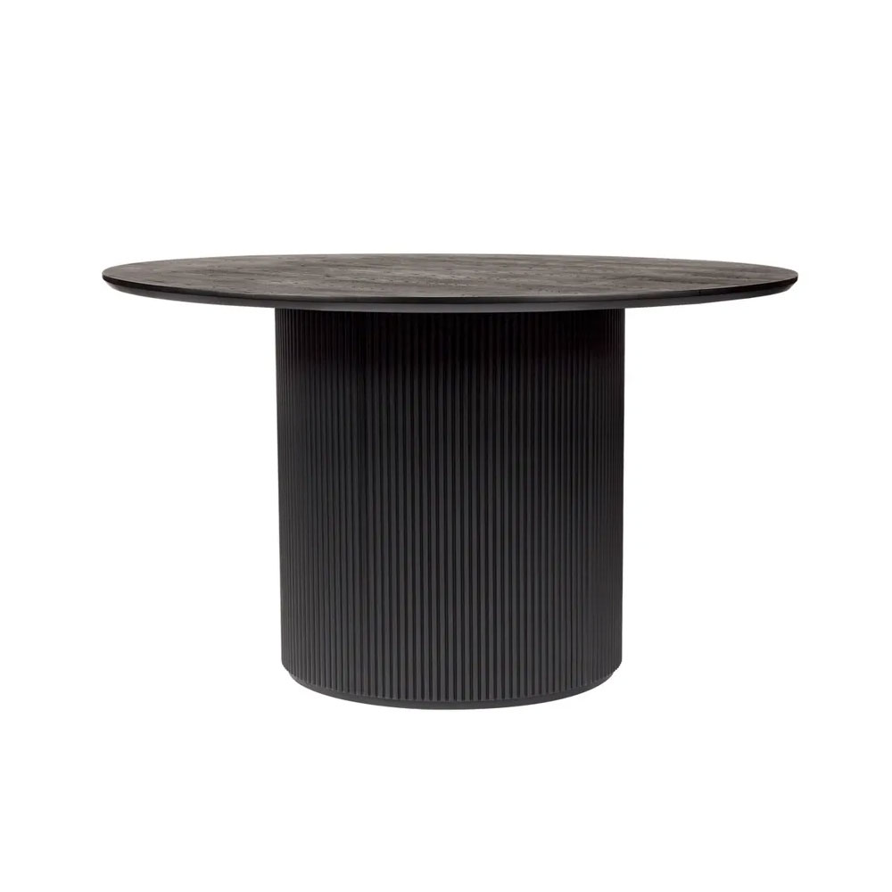 Arlo Round Dining Table 1.2m Black - B32818