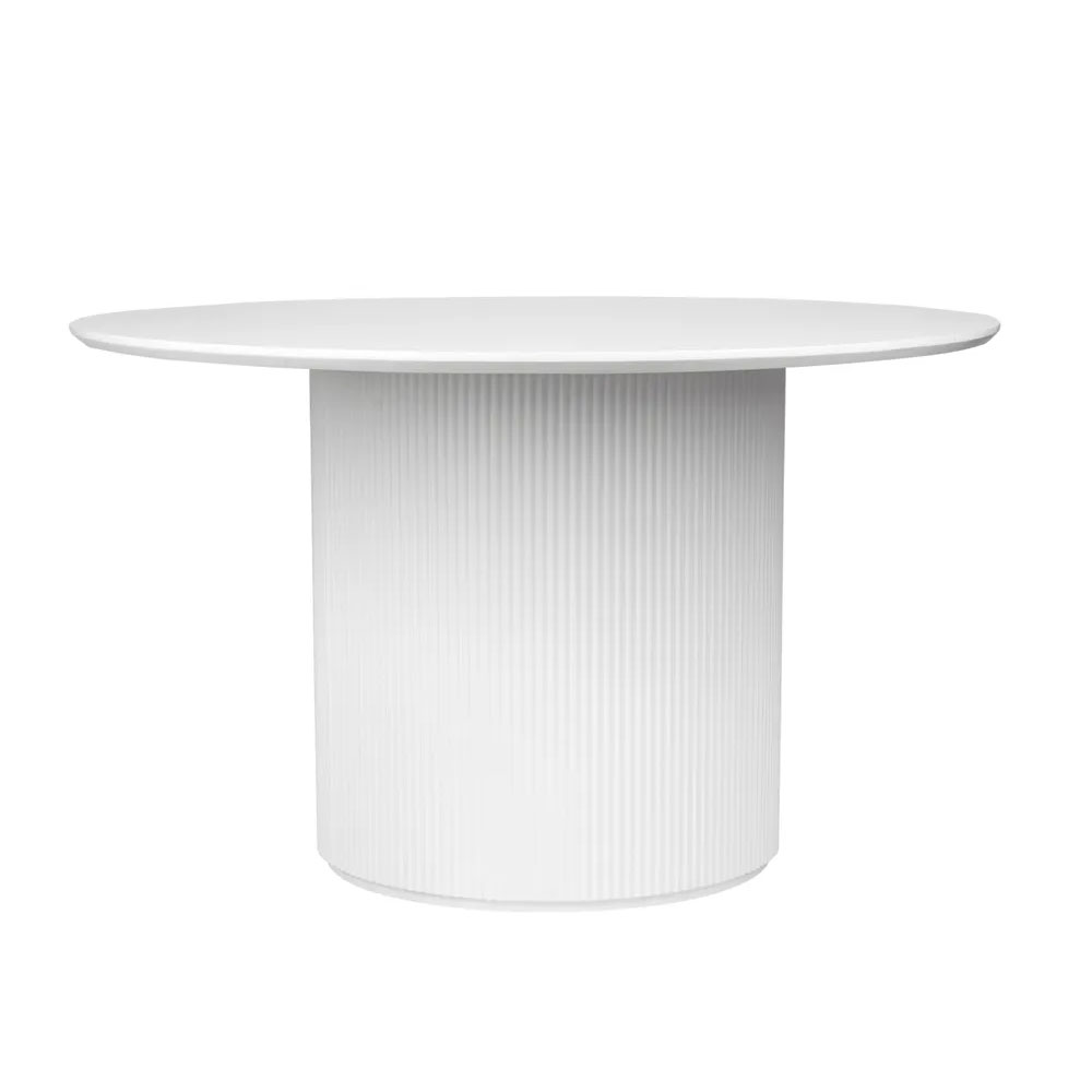 Arlo Round Dining Table 1.2m White - B32819