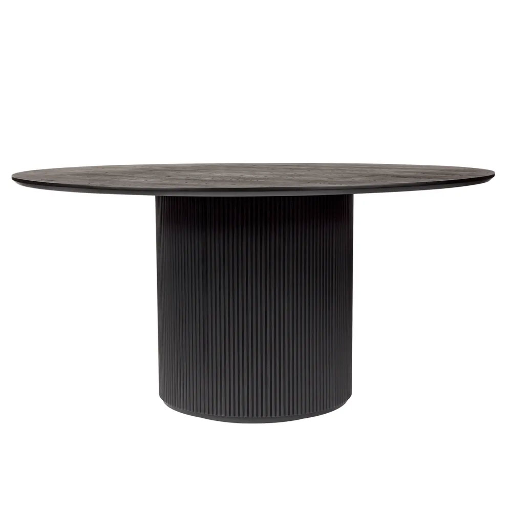 Arlo Round Dining Table 1.5m Black - B32820