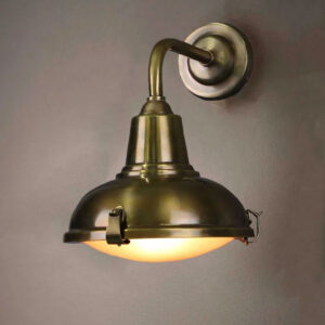 Catalina Outdoor Wall Light Antique Brass - ELPIM31328AB