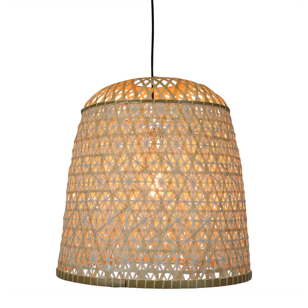 Billy Medium Bamboo Ceiling Pendant Shade Only Natural - ELVIXBL01M