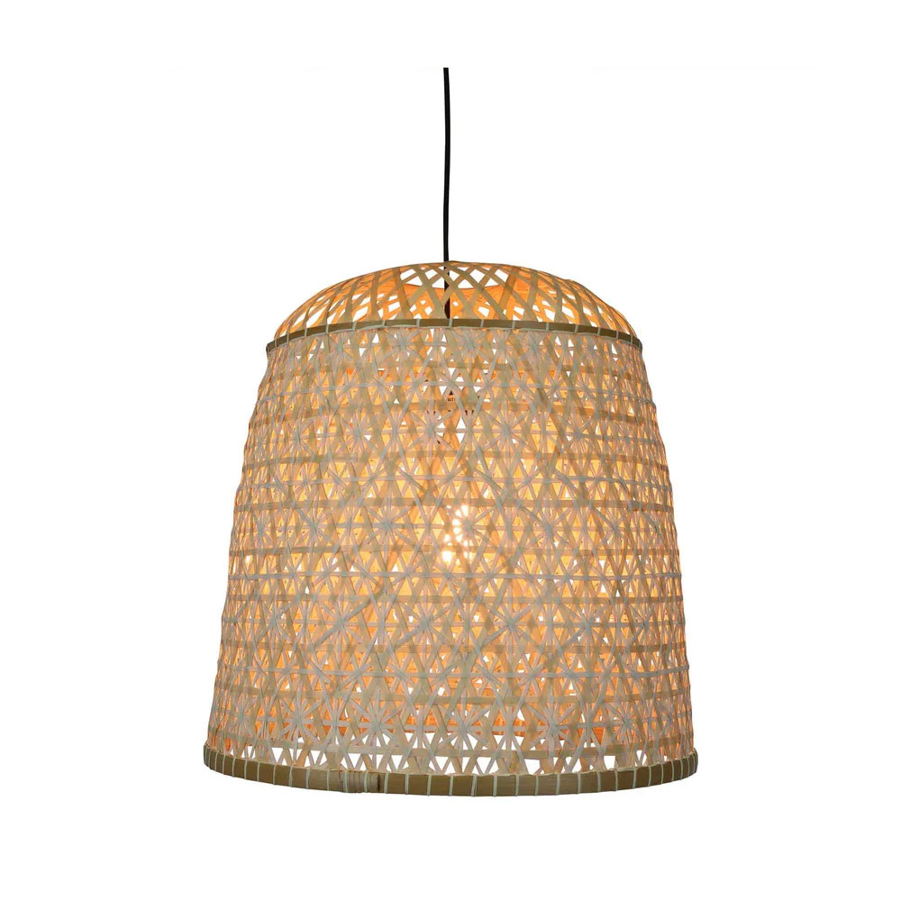 Billy Small Bamboo Ceiling Pendant Shade Only Natural - ELVIXBL01S