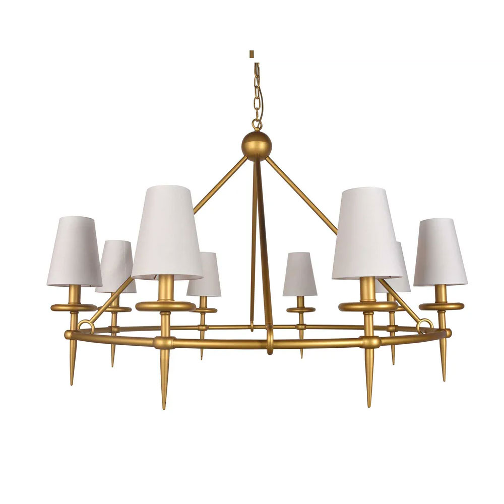 Waterloo 9 Light Pendant Gold - ELZRD52608YB