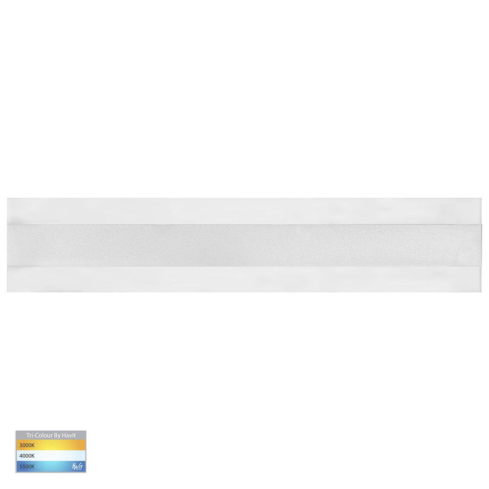 Barline 600mm 18W LED Vanity Wall Light White / Tri-Colour - HV3582T-WHT