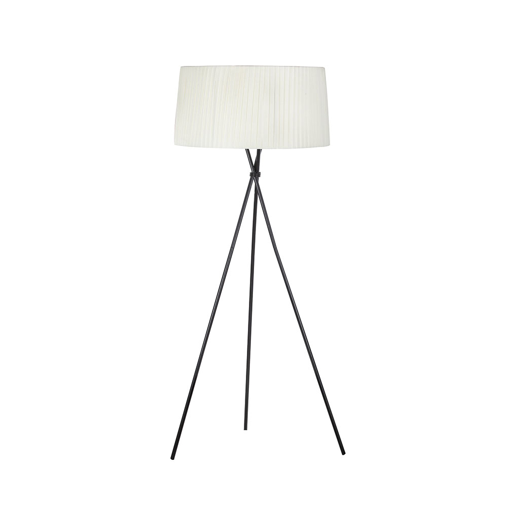 Harriet Floor Lamp Black / Cream - JLFLAM007