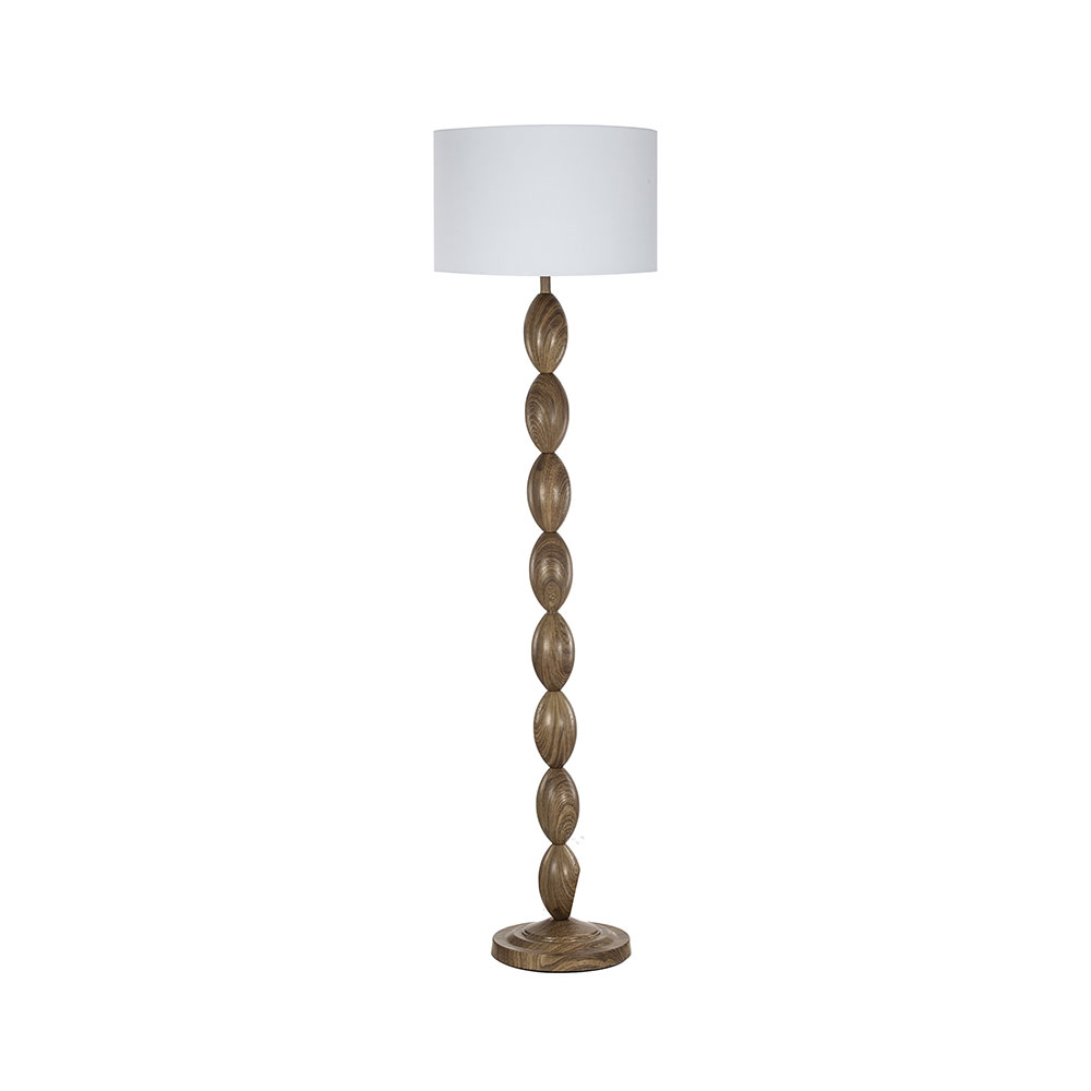 Tabitha Floor Lamp Natural / White - JLFLAM008