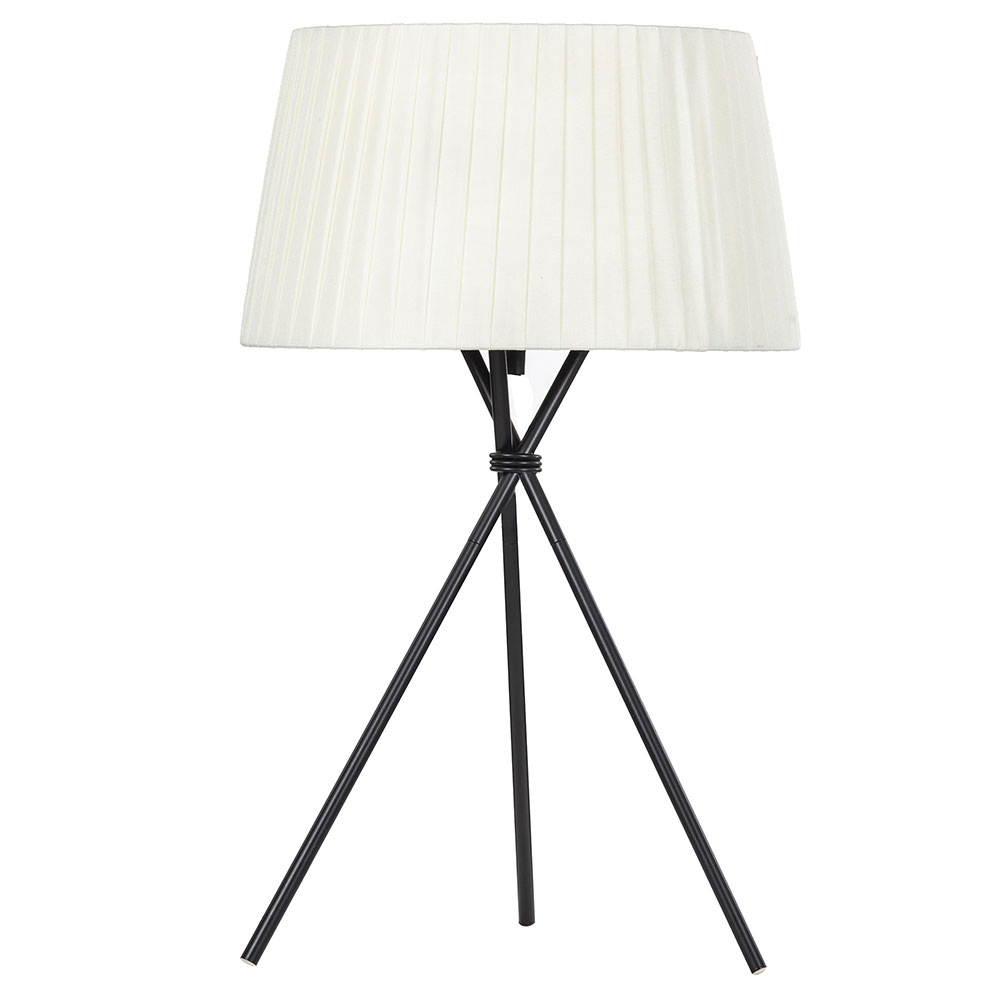 Harriet Table Lamp Black / Cream - JLTLAM010