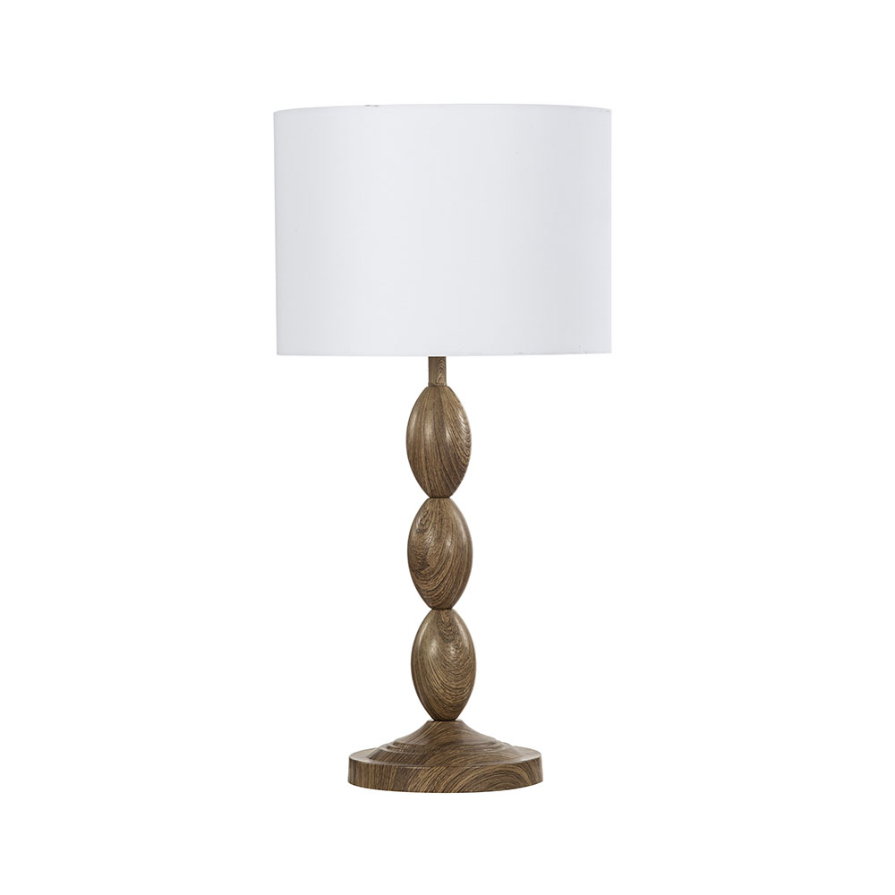 Tabitha Table Lamp Natural / White - JLTLAM012