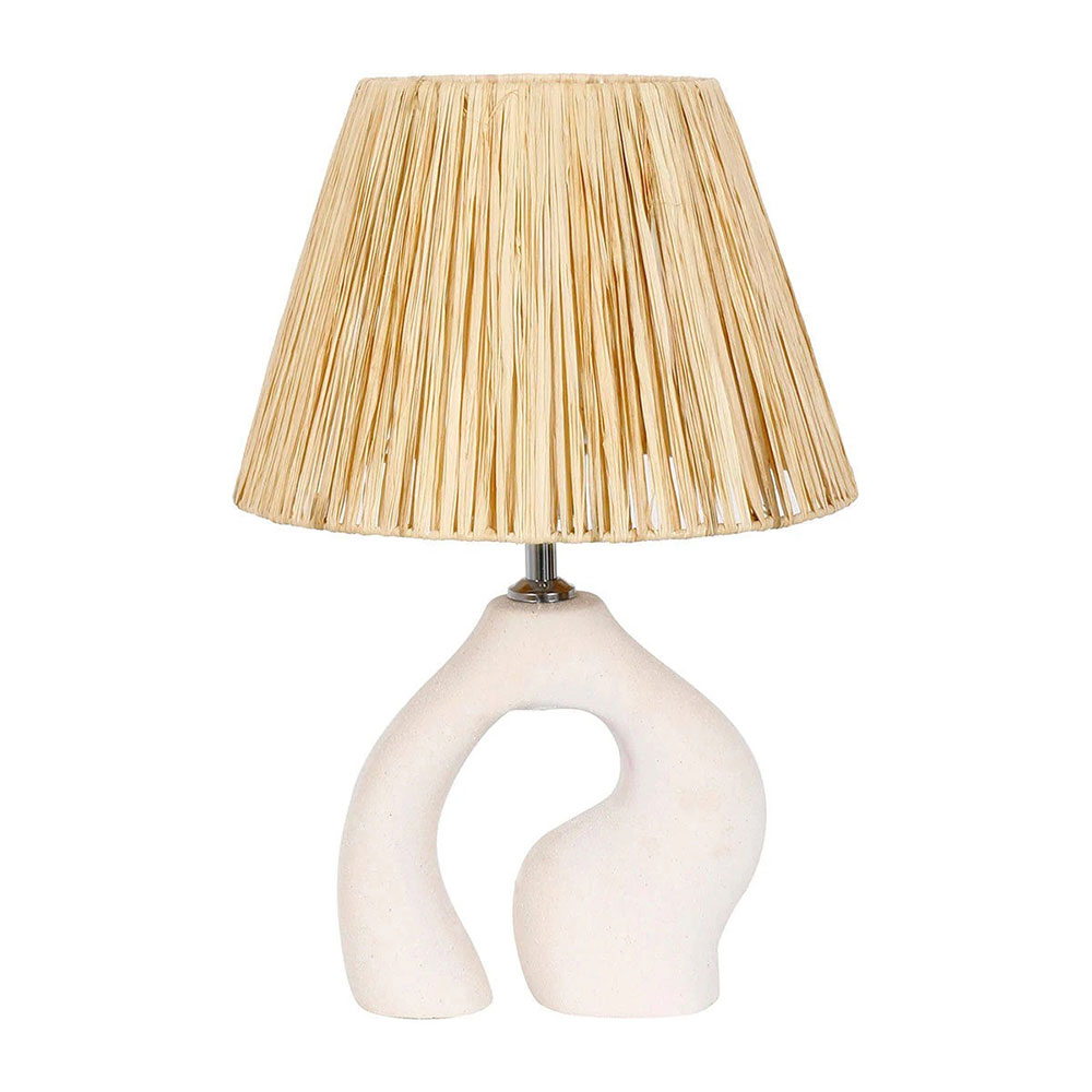 Villa Table Lamp Off White / Natural - JLTLAM023