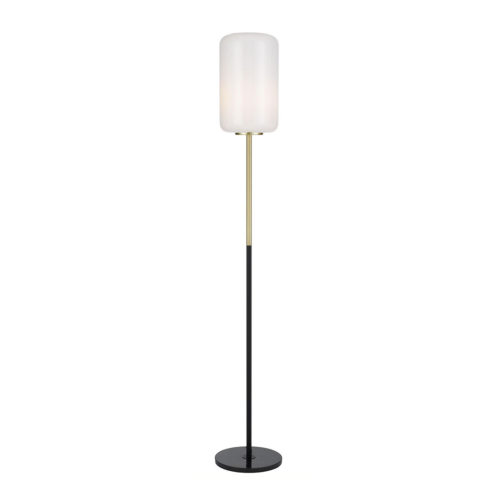 Korova Floor Lamp Brass / Opal - KOROVA FL-BRSOP