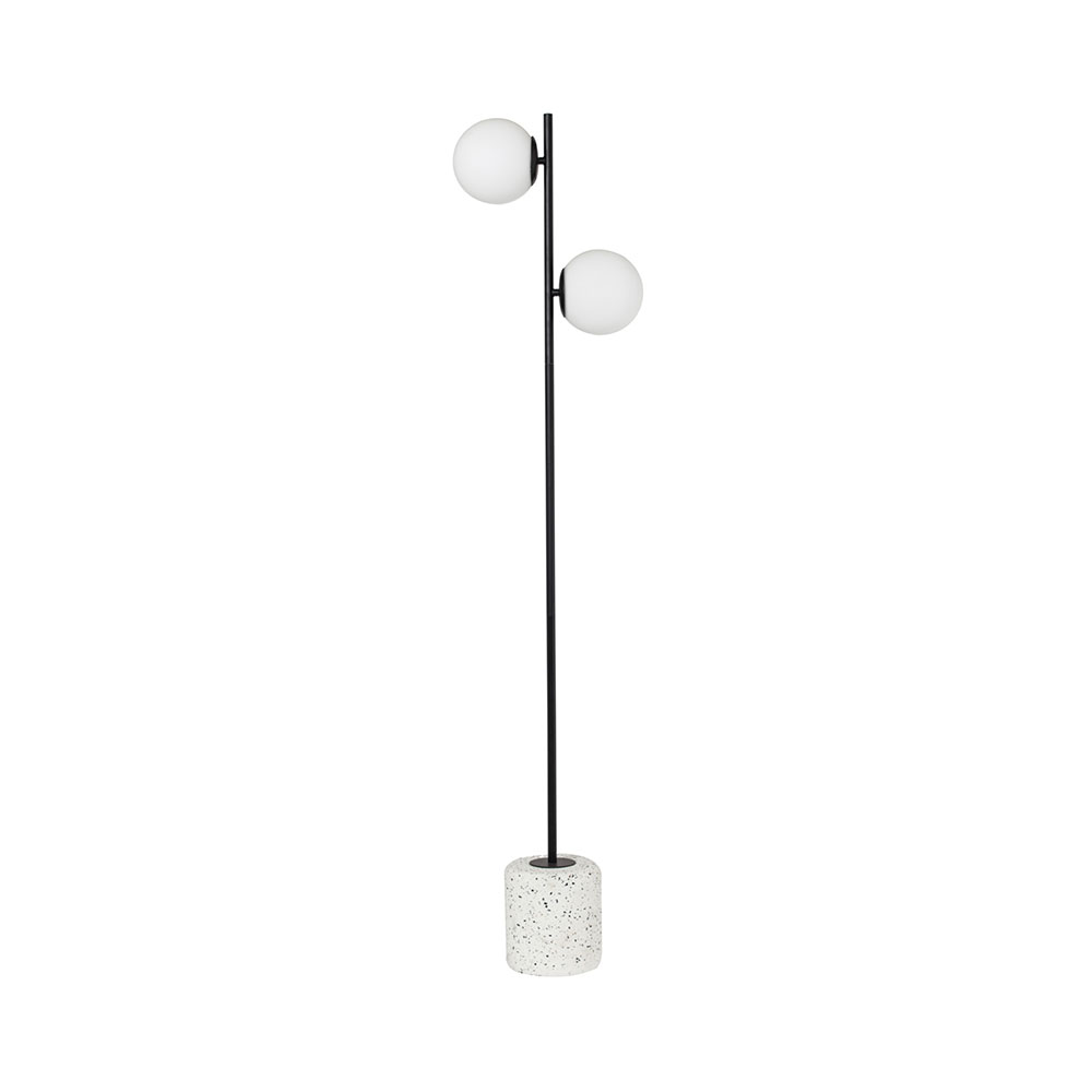 Flo Floor Lamp White / Black - LXFLAM231