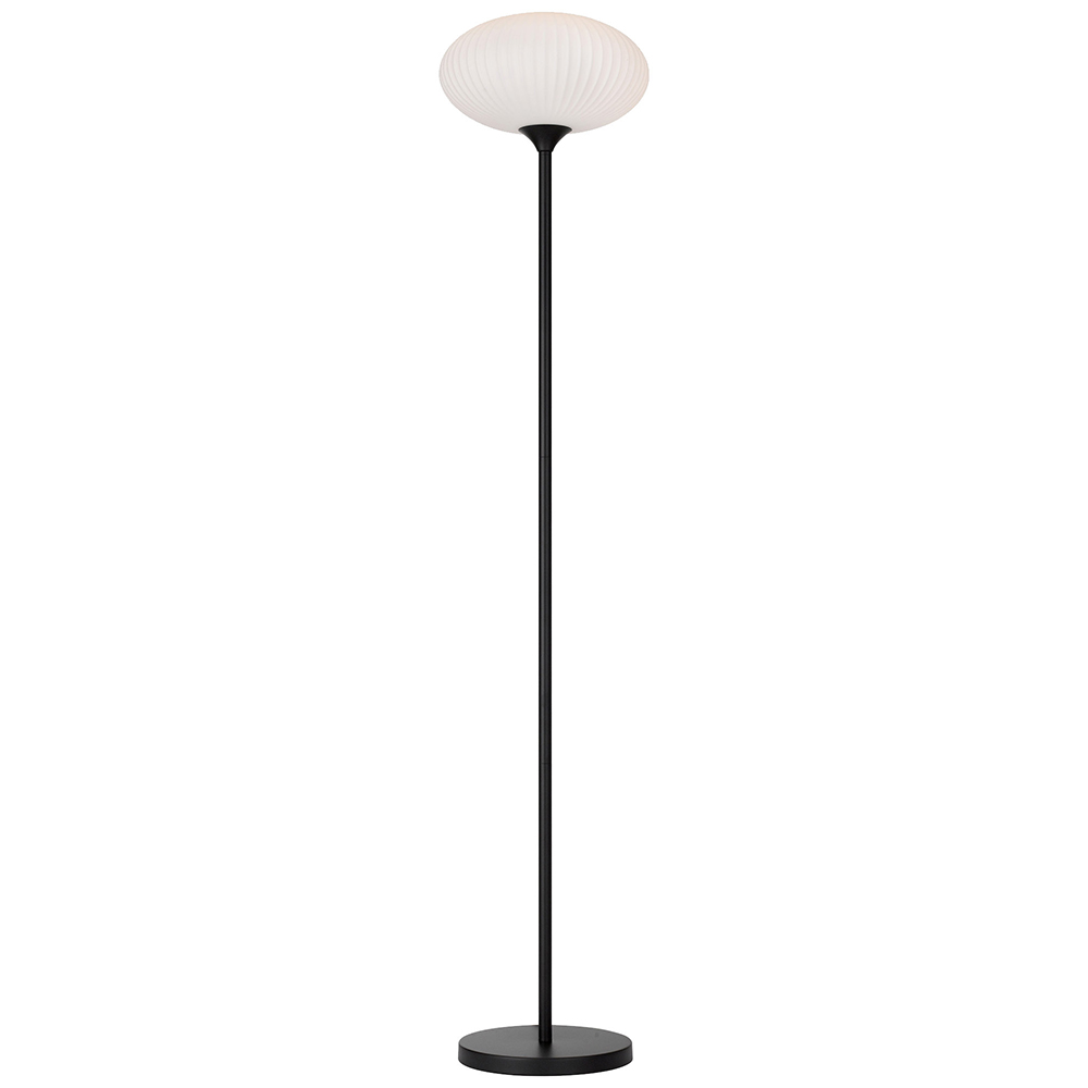 Nori 1 Light Floor Lamp Black - NORI FL-BKOM