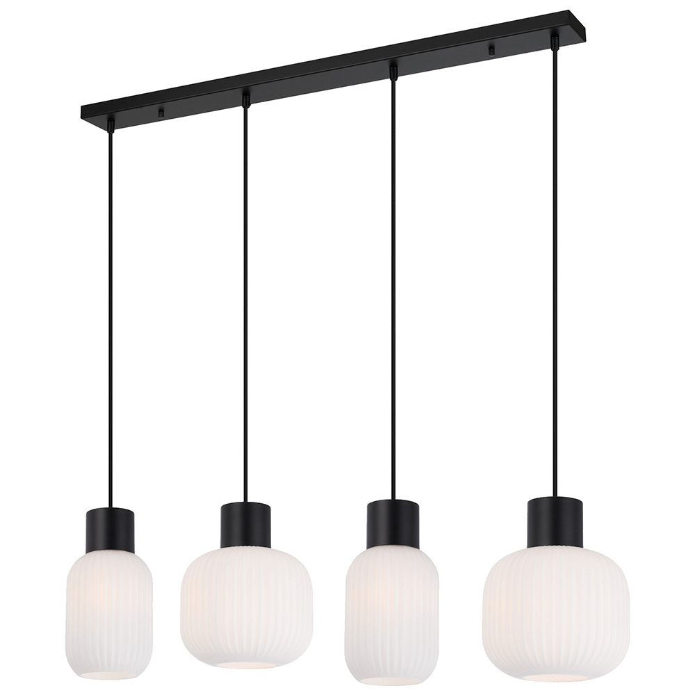 Nori 4 Light Pendant Black - NORI PE4-BKOM