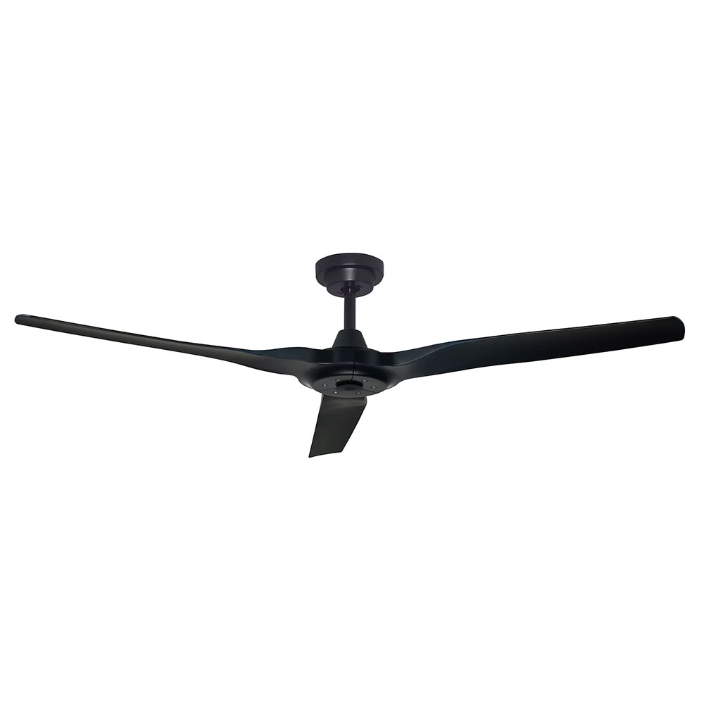 Radical 3 60" DC Ceiling Fan with Controller Matt Black - R322