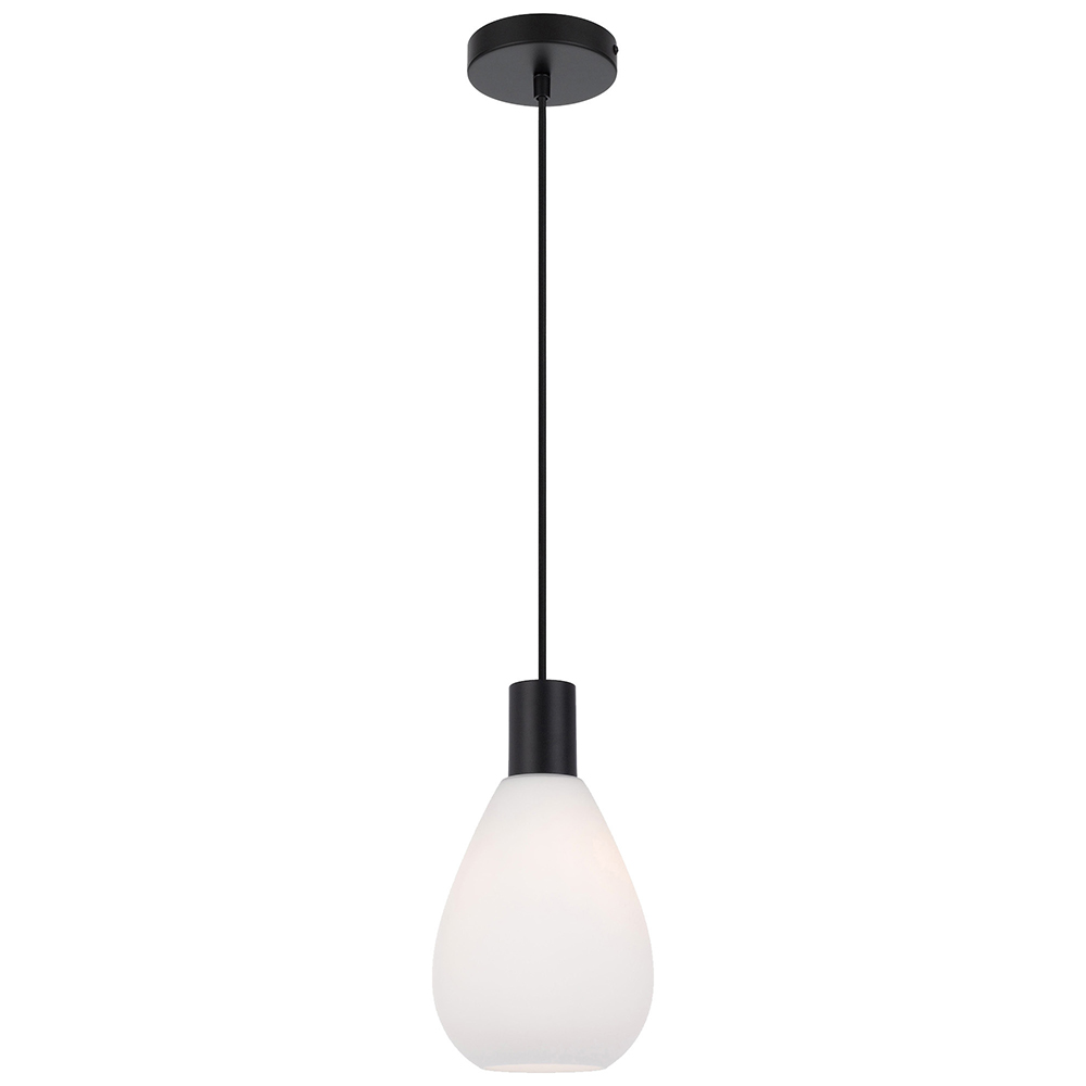 Tresor 1 Light Pendant Black - TRESOR PE1-BKOM