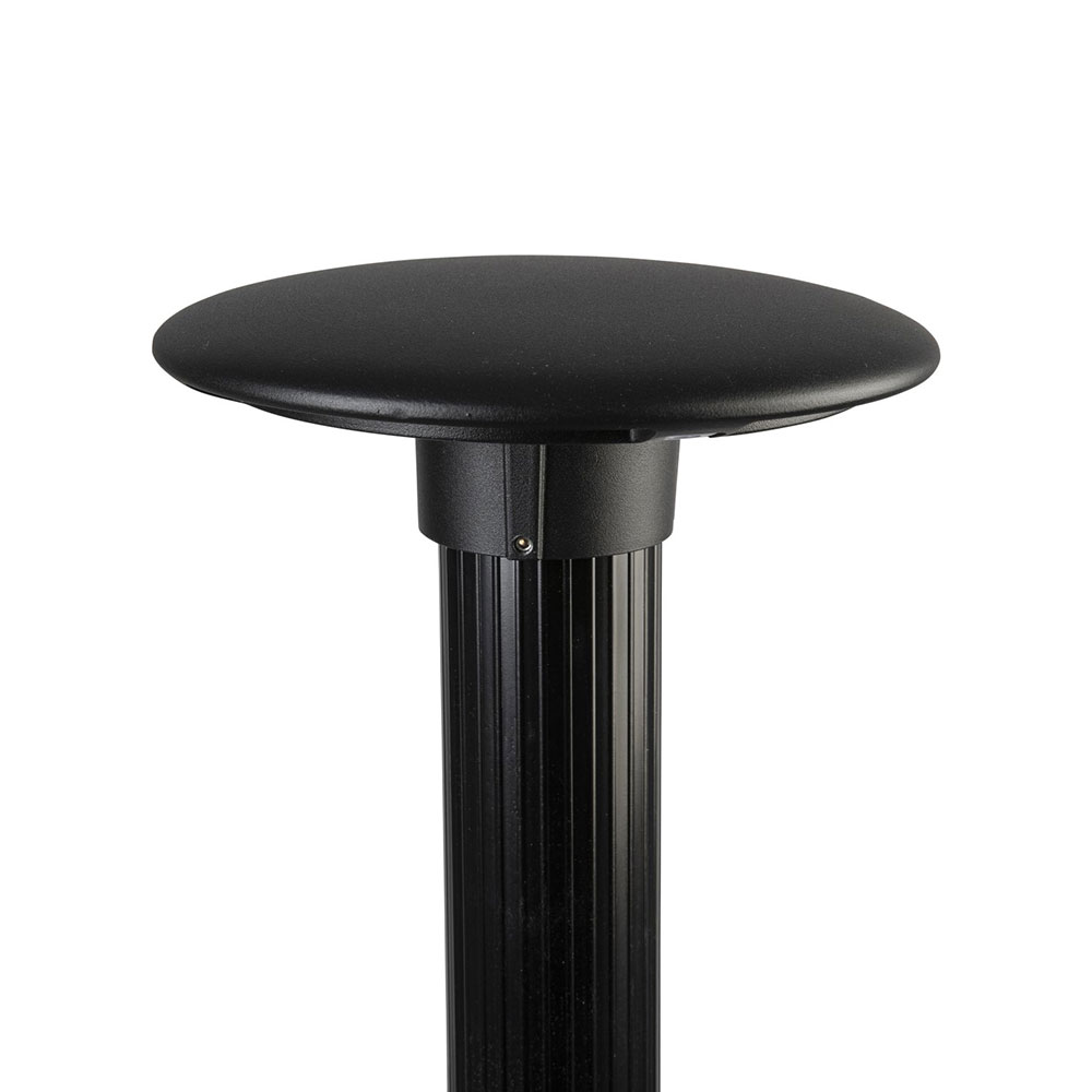 Trunk 18W LED Post Top Black / Cool White - TRUNK-PT BLK