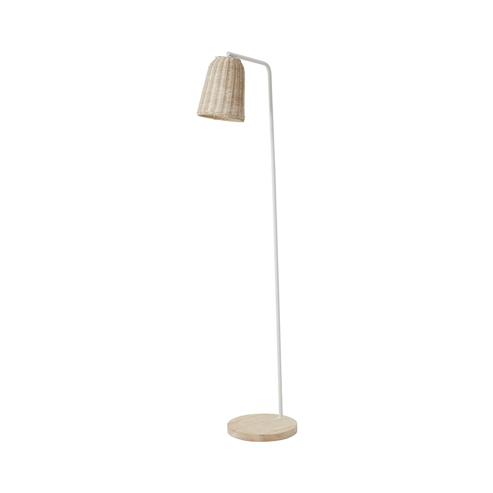 Abelia Floor Lamp Natural / White - XUFL 8001