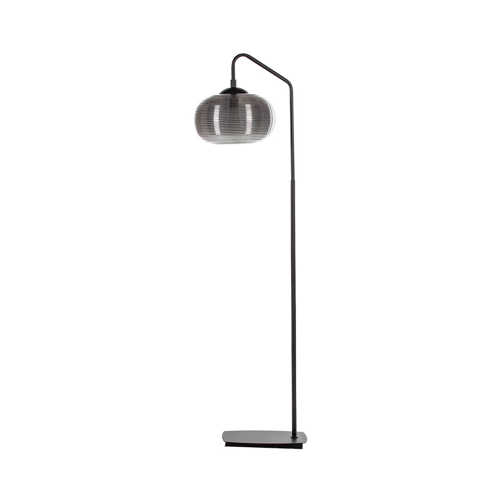 Orb Floor Lamp Black / Metallic Silver - XUFLAM101