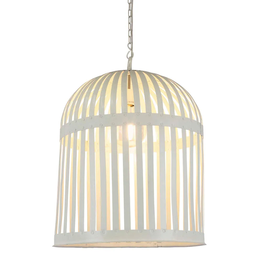 Esch Cage Pendant Antique White - ZAF5239WH