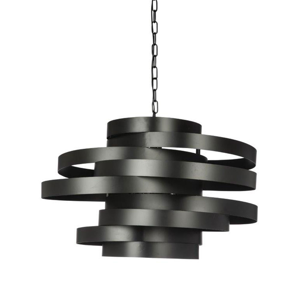 Zanzibar 8 Light Pendant Small Black - ZANZIBAR-720 BLK