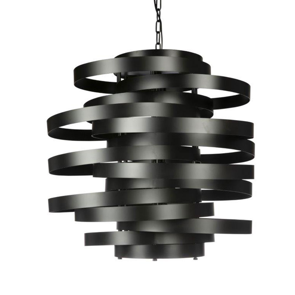 Zanzibar 9 Light Pendant Large Black - ZANZIBAR-750 BLK