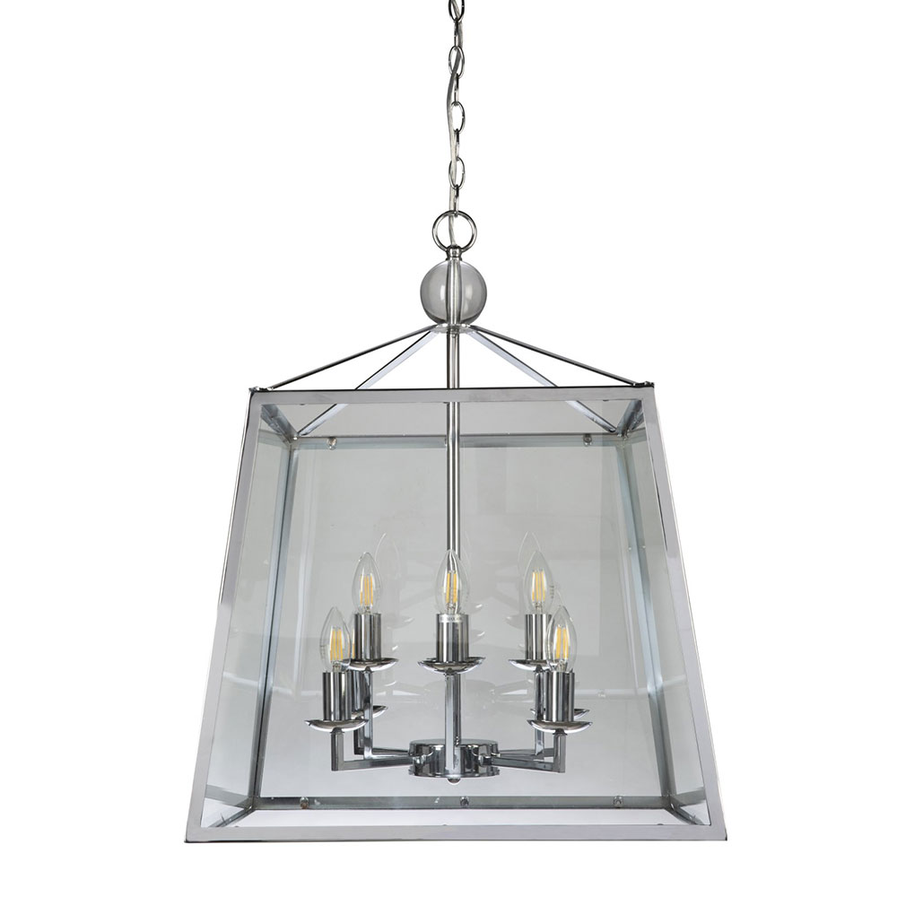 Tamarka 8 Light Pendant Large Chrome - TAMARKA-8P CH